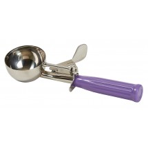 Winco ICD-12P Allergen Free Ice Cream Disher with Purple Handle, Size 12