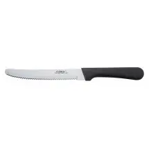 Winco K-50P Rounded Tip Steak Knife With Plastic Handle 5&quot; Blade