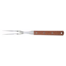 Winco KPF-612 Pot Fork with Wood Handle 6-1/2&quot;