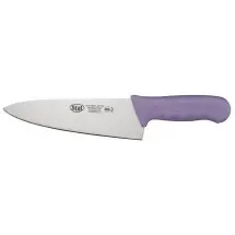 Winco KWP-80P Allergen Free Chef's Knife with Purple Handle 8&quot;