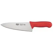 Winco KWP-80R Chef's Knife with Red Handle 8&quot;