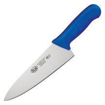 Winco KWP-80U Chef's Knife with Blue Handle 8&quot;