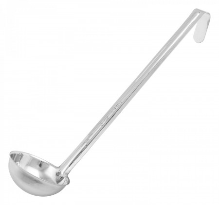 Winco LDIN-3 Prime One-Piece Stainless Steel Ladle 3 oz.