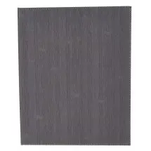 Winco LMD-814GY Gray Leatherette Two Panel Menu Cover 8-1/2&quot; x 14&quot;