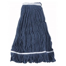 Winco MOP-32 Blue Yarn Mop Head with Looped End 32 oz.