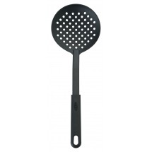 Winco NC-SK Black Perforated Nylon Heat Resistant Skimmer 13&quot;
