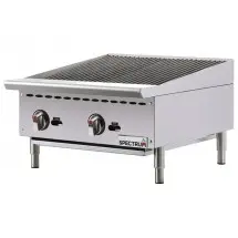 Winco NGCB-24R Spectrum Gas Radiant Countertop Charbroiler 24&quot;
