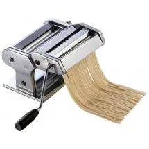 Winco NPM-7 Stainless Steel Pasta Maker with Detachable Cutter 7&quot;