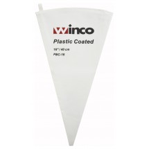 Winco PBC-16 Cotton Pastry Bag With Plastic Coating 16"