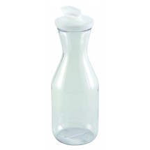 Winco PDT-10 Polycarbonate Decanter With Lid, 1 Liter