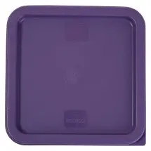 Winco PECC-68P Purple Allergen-Free Square Cover for 6 & 8 Qt. Containers