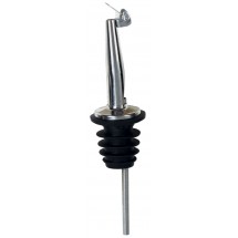 Winco PPM-4C Metal Pourer with Tapered Spout and Hinged Cap