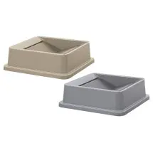Winco PTCSL-35G Gray Square Lid for PTCS-35G