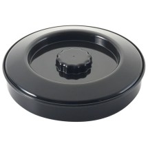 Winco PTW-7K Black Tortilla Warmer with Lid, 7-1/2&quot;