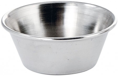 Winco SCP-15 Stainless Steel Sauce Cup 1.5 oz. - 1 doz