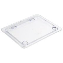 Winco SP7200H 1/2 Size Polycarbonate Hinged Food Pan Cover