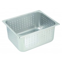 Winco SPHP6 Perforated Half Size Table Pan 6&quot;