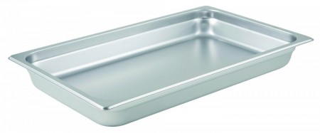 Winco SPJL-102 Full Size Stainless Steel Steam Pan 2-1/2"