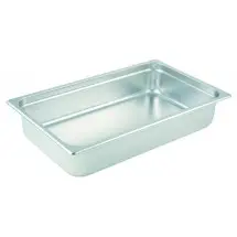 Winco SPJM-104 Full Size Stainless Steel Steam Table Pan 4&quot; Deep