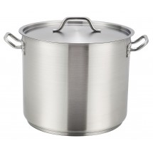 Winco SST-12 Stainless Induction Stock Pot 12 Qt.