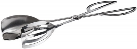 Winco ST-10S Stainless Steel Scissor Salad Tongs 10"
