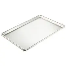 Winco SXP-1318 1/2 Size Stainless Steel Sheet Pan, Open Bead, 13&quot; x 18&quot;