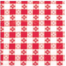 Winco TBCO-90R Red Oblong Table Cloth 52&quot; x 90&quot;