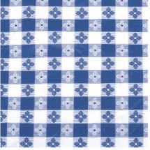 Winco TBCS-52B Blue Square Table Cloth 52&quot; x 52&quot;