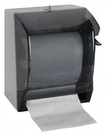 Winco TD-500 Roll Paper Towel Dispenser with Lever