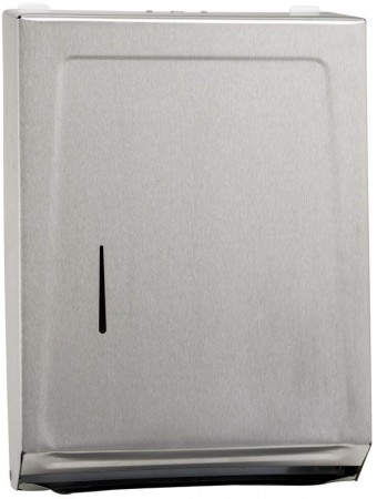 Winco TD-700 Stainless Steel Wall Mounted Paper Towel Dispenser