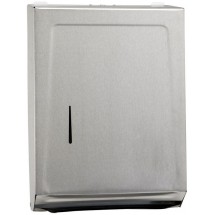 Winco TD-700 Stainless Steel Wall Mounted Paper Towel Dispenser