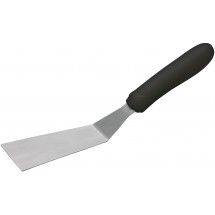 Winco TKP-50 Offset Grill Spatula with Black Polypropylene Handle 4-1/4&quot; x 2-3/16&quot;