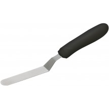 Winco TKPO-4 Offset Spatula with Black Polypropylene Handle 3-1/2&quot; x -3/4&quot;