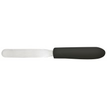 Winco TKPS-4 Bakery Spatula with Black Polypropylene Handle,4&quot; x -3/4&quot;