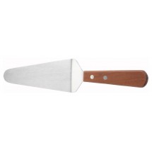Winco TN166 Pie Server with Wood Handle, 5-1/2&quot; Blade