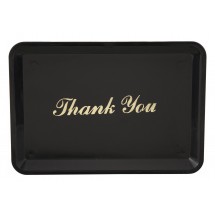Winco TT-46 Tip Tray with Gold Imprint - 1 doz