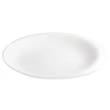 Winco WDP004-204 Ardesia Ocea Creamy White Porcelain Round Plate 14&quot;