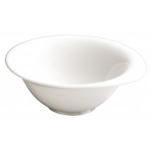 Winco WDP004-205 Ardesia Ocea Creamy White Porcelain Round Bowl 4&quot;