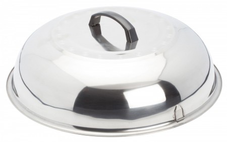 Winco WKCS-15 Stainless Steel Wok Cover 15-3/8"