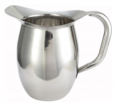 Winco WPB-2 Stainless Steel Deluxe Bell Pitcher 2 Qt.