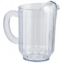 Winco WPS-60 Clear SAN Plastic Water Pitcher 60 oz.