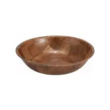 Winco WWB-8 Woven Wood Salad Bowl 8&quot;