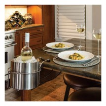 Wine By Your Side 3-Piece Wine Holder Set with Ice Bucket, 161.06 cu in.