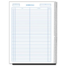Wirebound Call Register, 8 1/2 x 11, 3, 700 Forms/Book