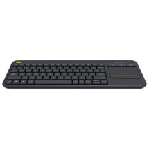 Wireless Touch Keyboard K400 Plus, Black