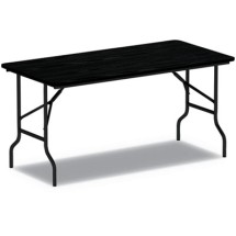 Wood Folding Table, 95 7/8w x 29 7/8d x 29 1/8h, Mahogany