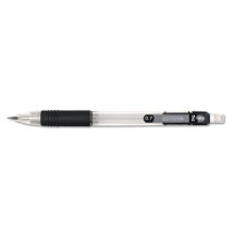 Z-Grip Mechanical Pencil, 0.7 mm, HB (#2.5), Black Lead, Clear/Black Grip Barrel, 24/Pack